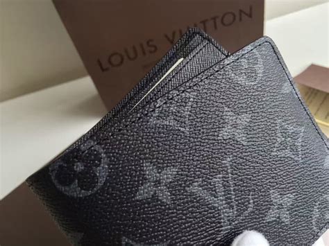 lv orange men wallet|louis vuitton black wallet men's.